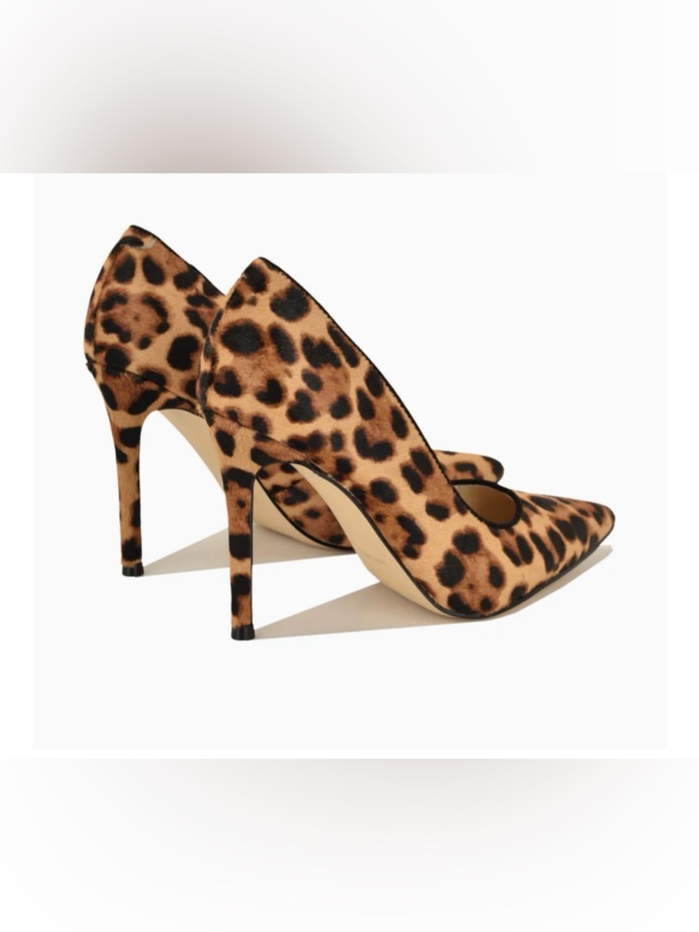 NIB Nine West Leopard Print Stiletto High Heels Size 6 - Picture 2 of 13